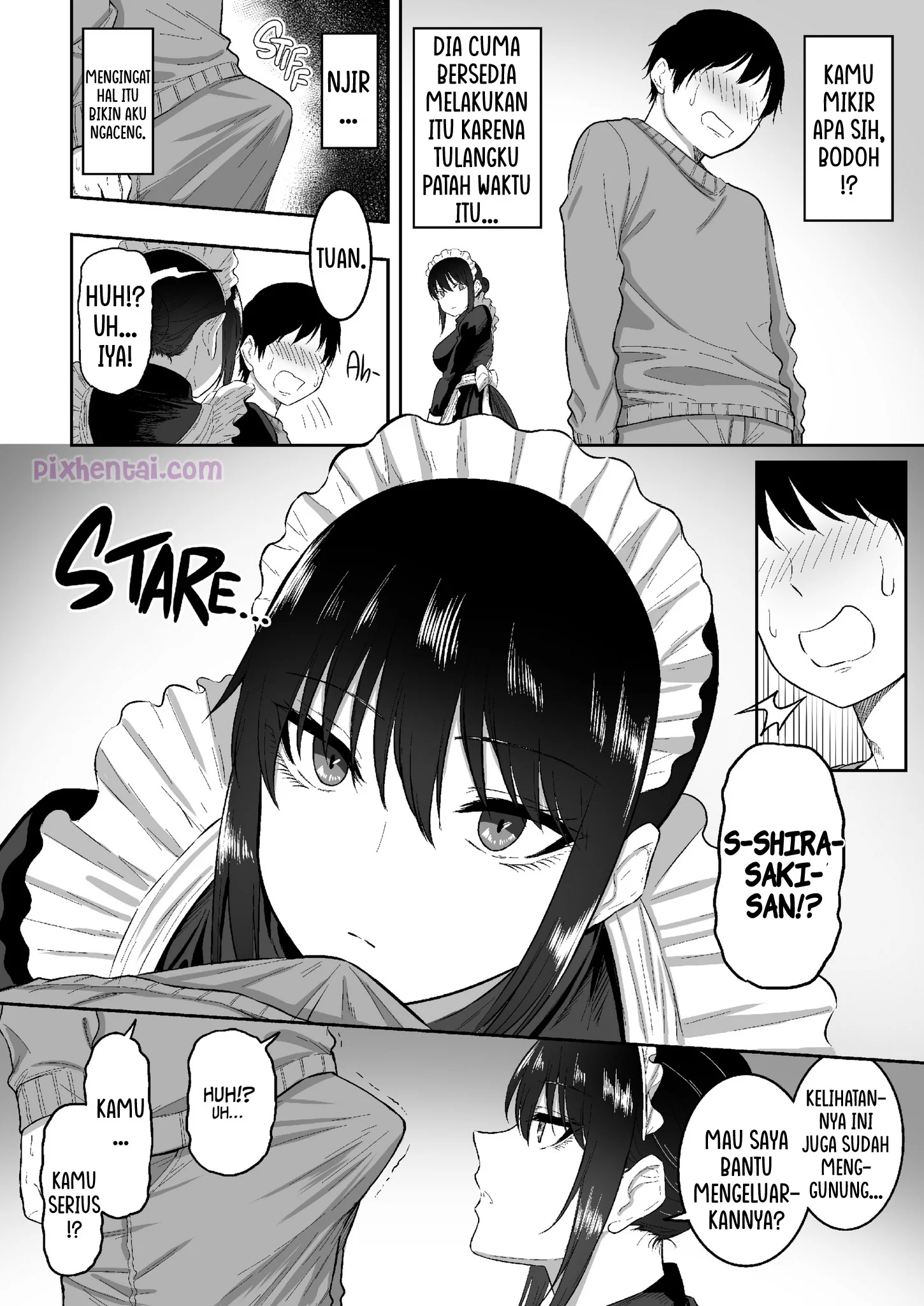 Komik hentai xxx manga sex bokep Maid no Shirasaki-san ni Gohoushi Shite Morau Hanashi 7